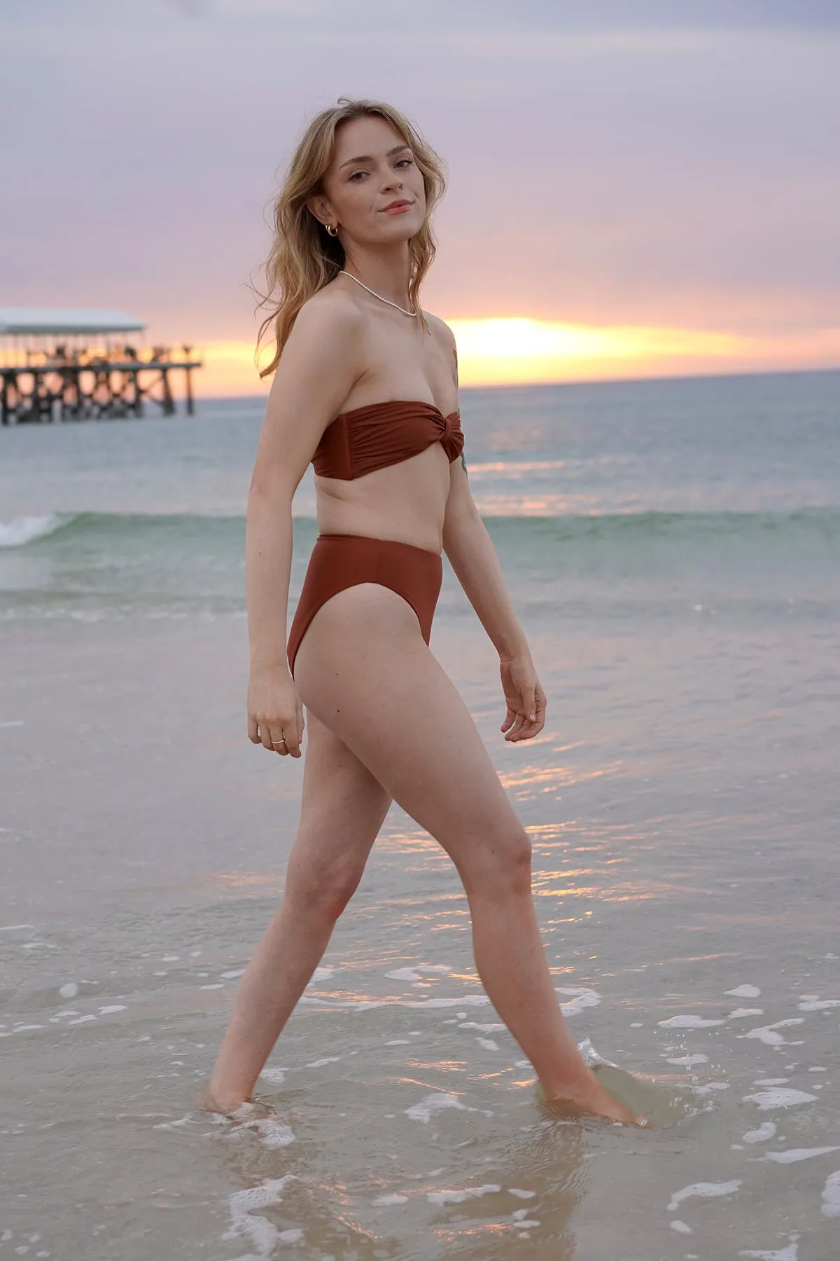 Surf Brief, Gingerbread sold by Naomi Murrell product image thumbnail 3