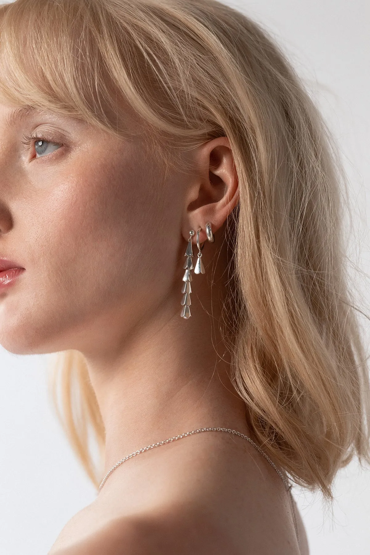 Floret Earrings, Sterling Silver sold by Naomi Murrell product image thumbnail 4