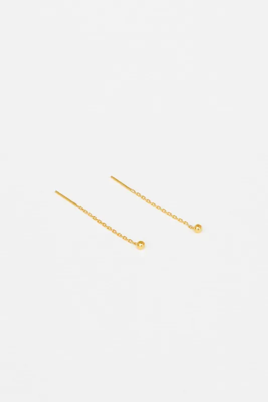 Tiny Ball Threads, Gold Plate sold by Naomi Murrell