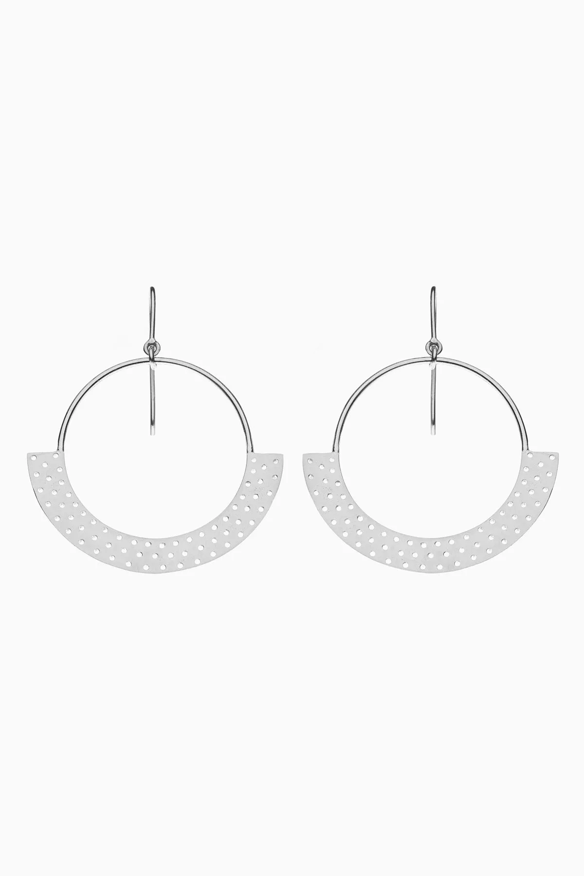 Polka Dot Hoops, Sterling Silver sold by Naomi Murrell