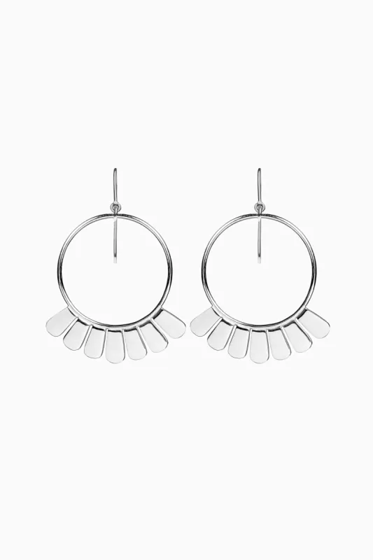 Frill Earrings, Sterling Silver <br>(SPECIAL ORDER) sold by Naomi Murrell