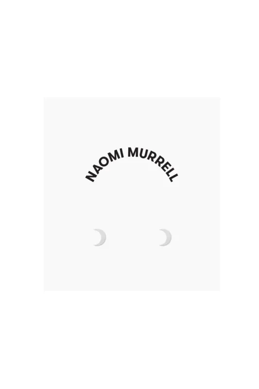 Crescent Studs, Sterling Silver sold by Naomi Murrell