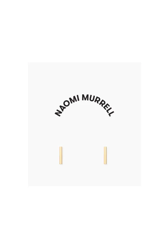 Bar Studs, Golden Brass sold by Naomi Murrell