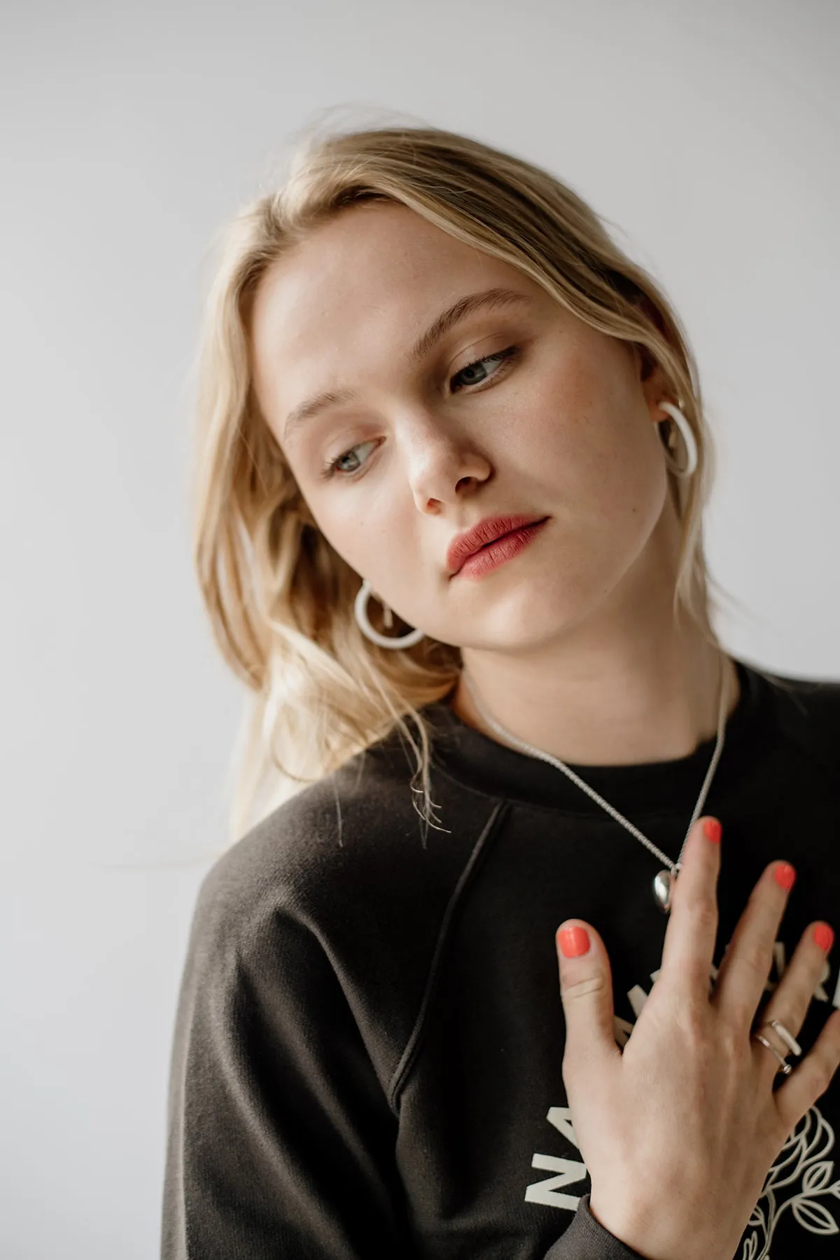 Boss Hoops, Vanilla sold by Naomi Murrell product image thumbnail 4