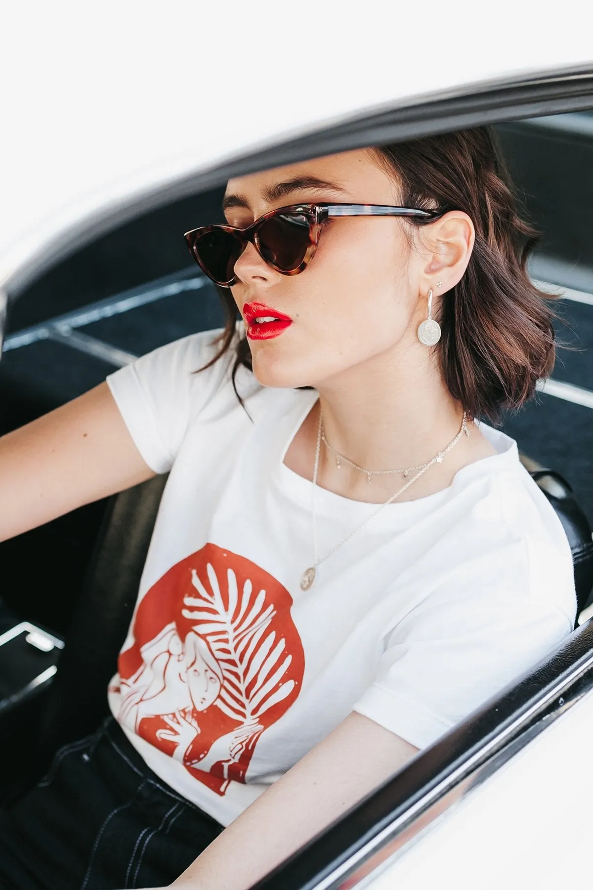 Paradiso Tee in Organic Cotton sold by Naomi Murrell