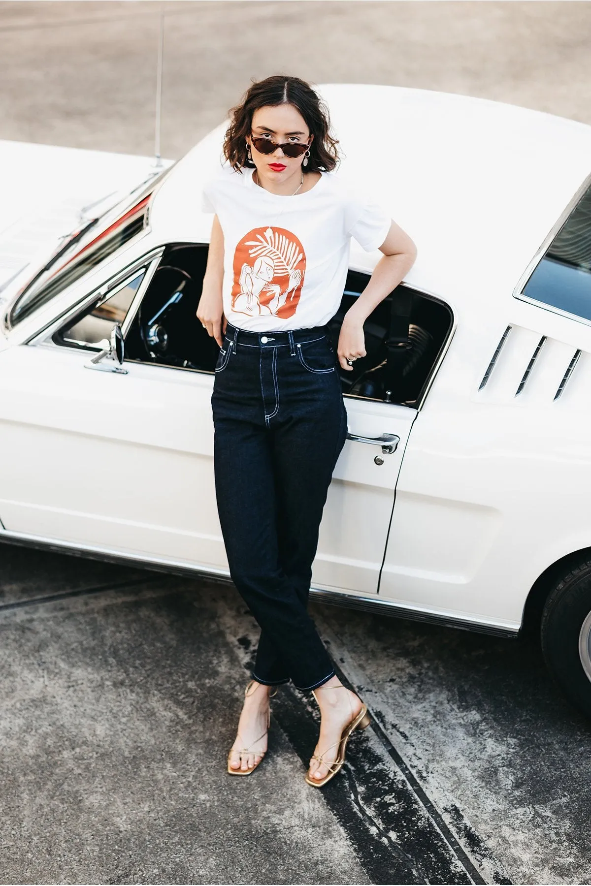 Paradiso Tee in Organic Cotton sold by Naomi Murrell product image thumbnail 3