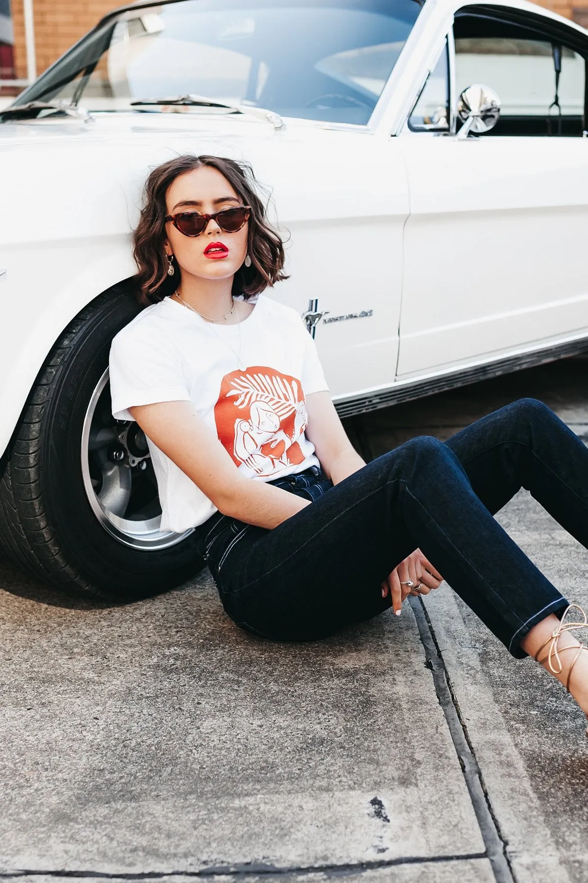 Paradiso Tee in Organic Cotton sold by Naomi Murrell product image thumbnail 2