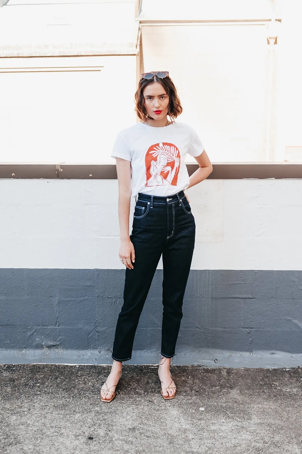 Paradiso Tee in Organic Cotton sold by Naomi Murrell product image thumbnail 4