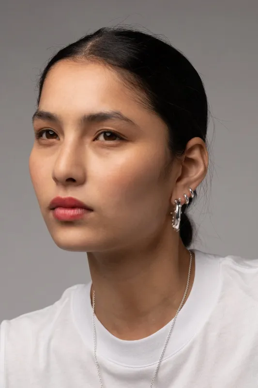 Neptune Hoops, Sterling Silver sold by Naomi Murrell