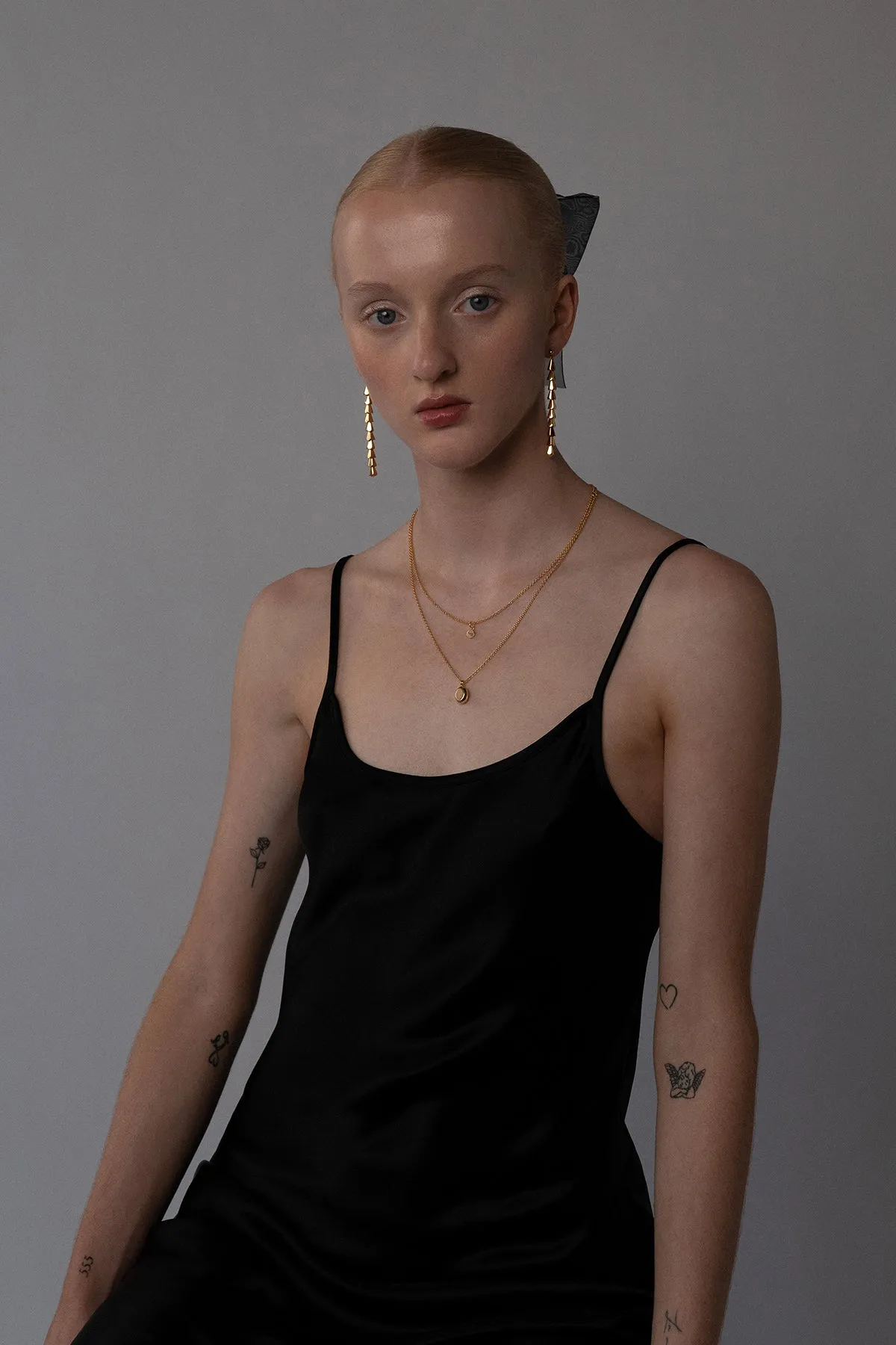 Grand Floret Earrings, Gold Vermeil sold by Naomi Murrell product image thumbnail 5