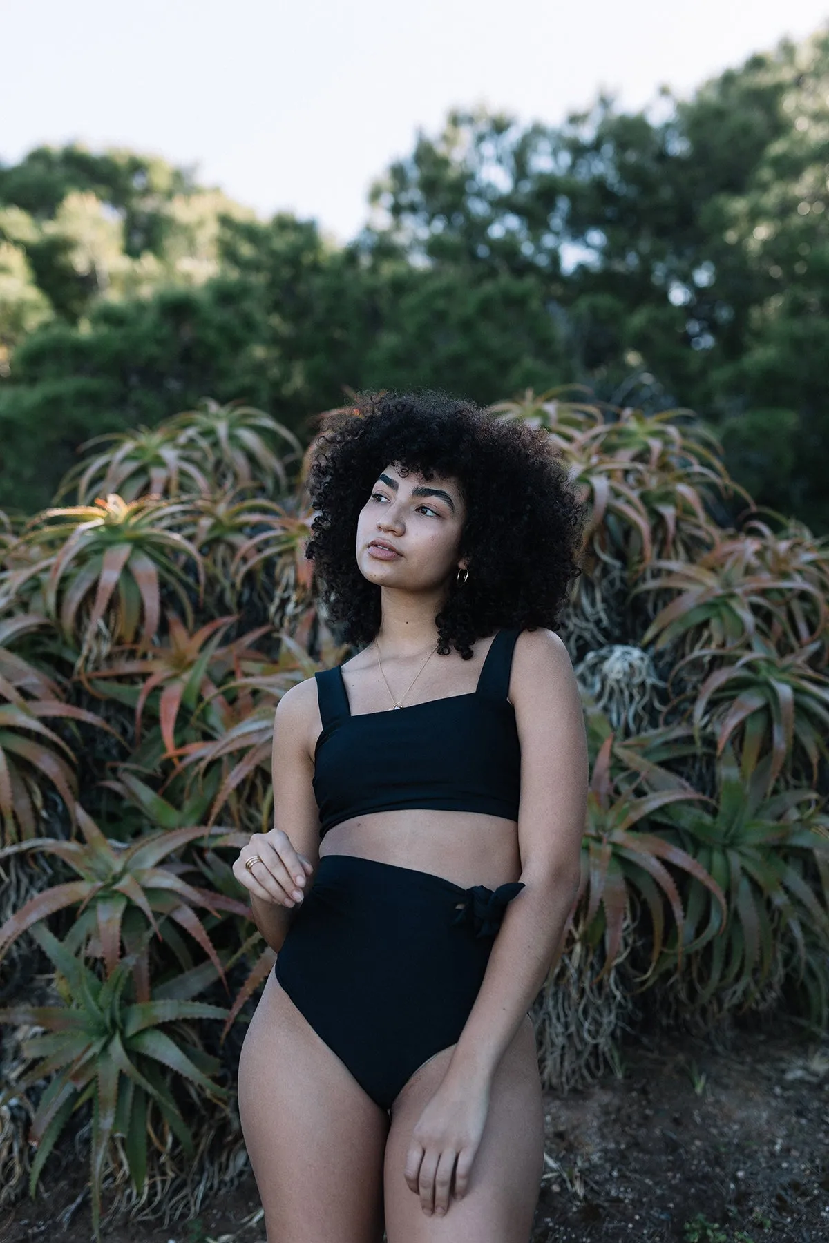 Crop Top, French Blue <br>(Made To Order) sold by Naomi Murrell product image thumbnail 4