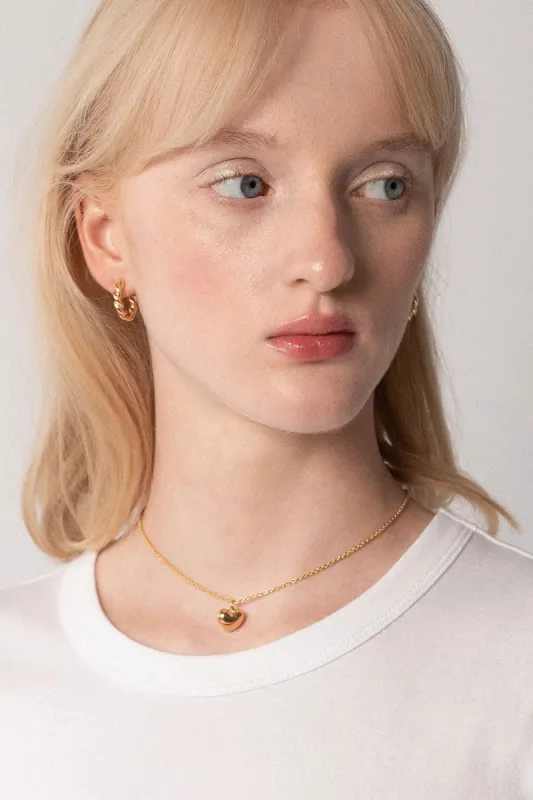 Puffy Heart Locket, Gold Vermeil sold by Naomi Murrell