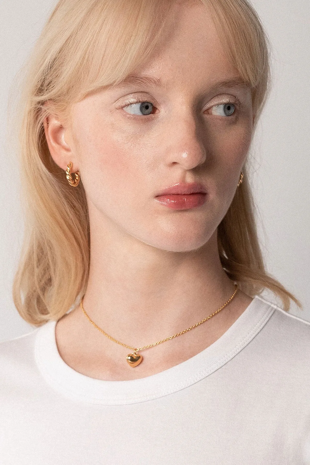 Puffy Heart Locket, Gold Vermeil sold by Naomi Murrell