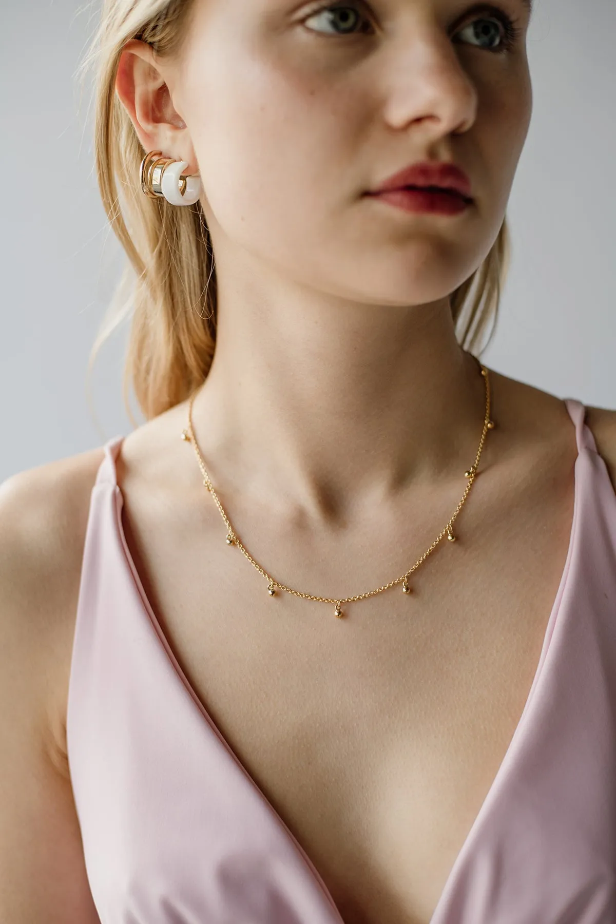 Pinball Necklace, Gold <br>(SPECIAL ORDER) sold by Naomi Murrell product image thumbnail 4