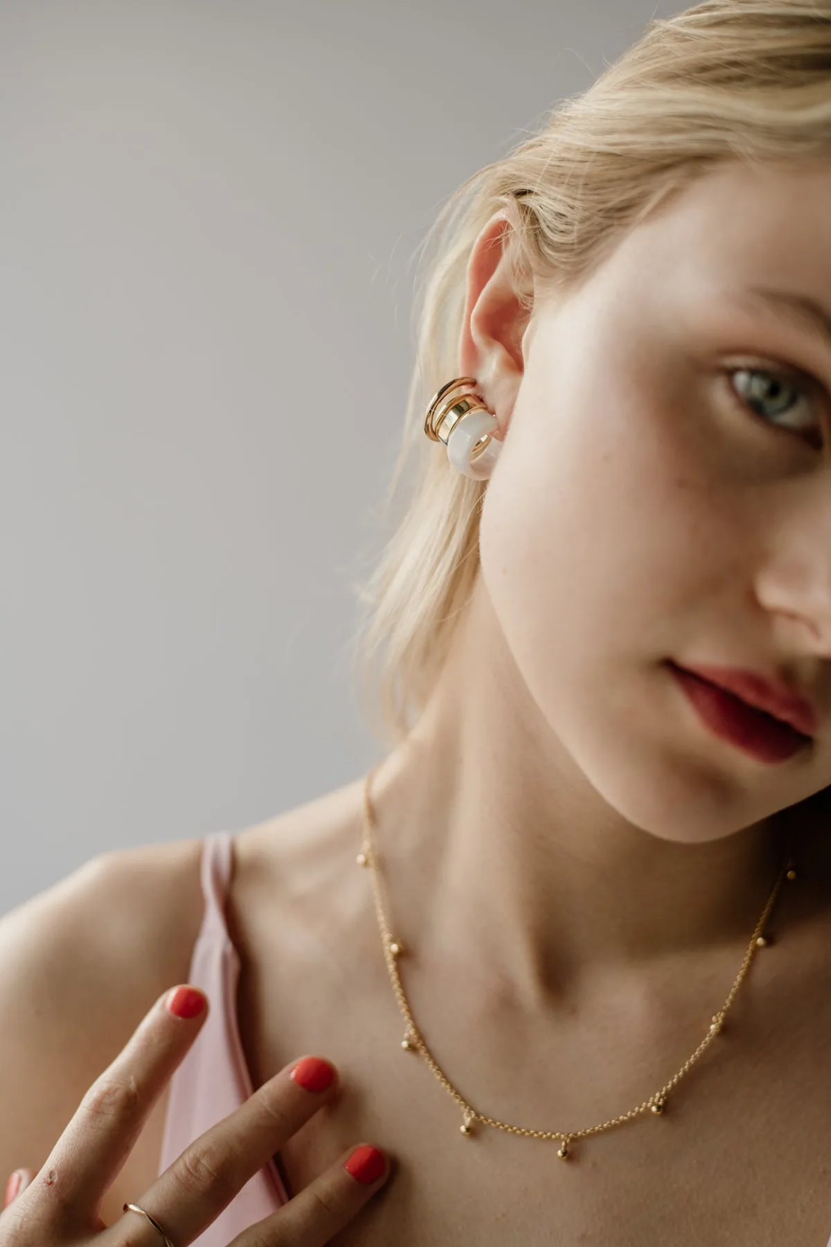 Pinball Necklace, Gold <br>(SPECIAL ORDER) sold by Naomi Murrell product image thumbnail 2