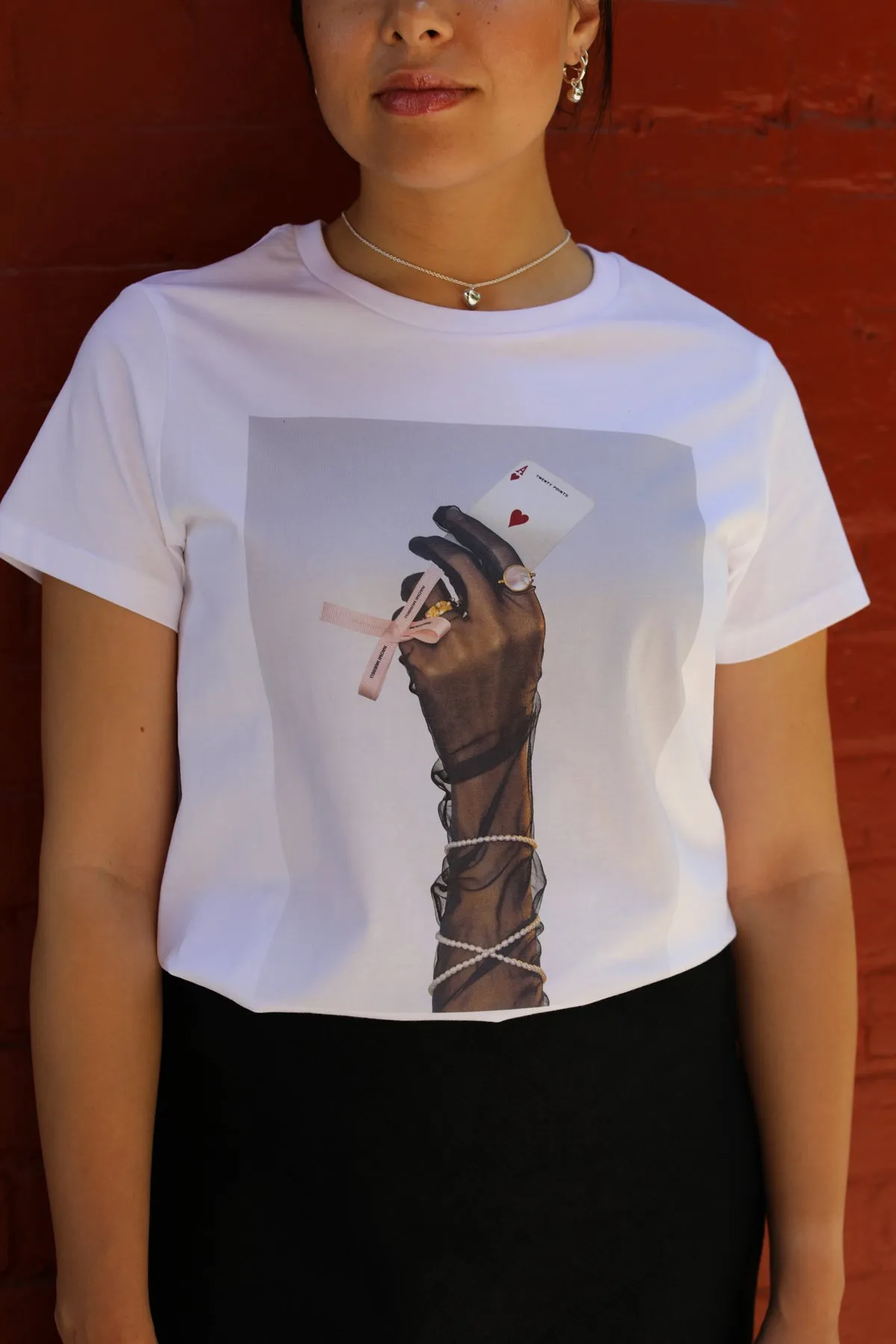 Ace of Hearts Tee sold by Naomi Murrell product image thumbnail 2