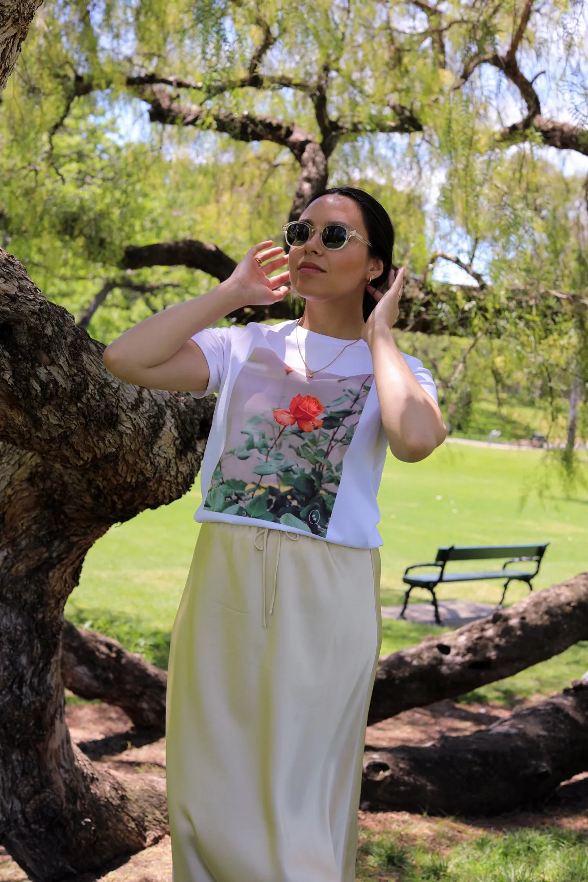 Sherbet Rose Tee sold by Naomi Murrell product image thumbnail 3