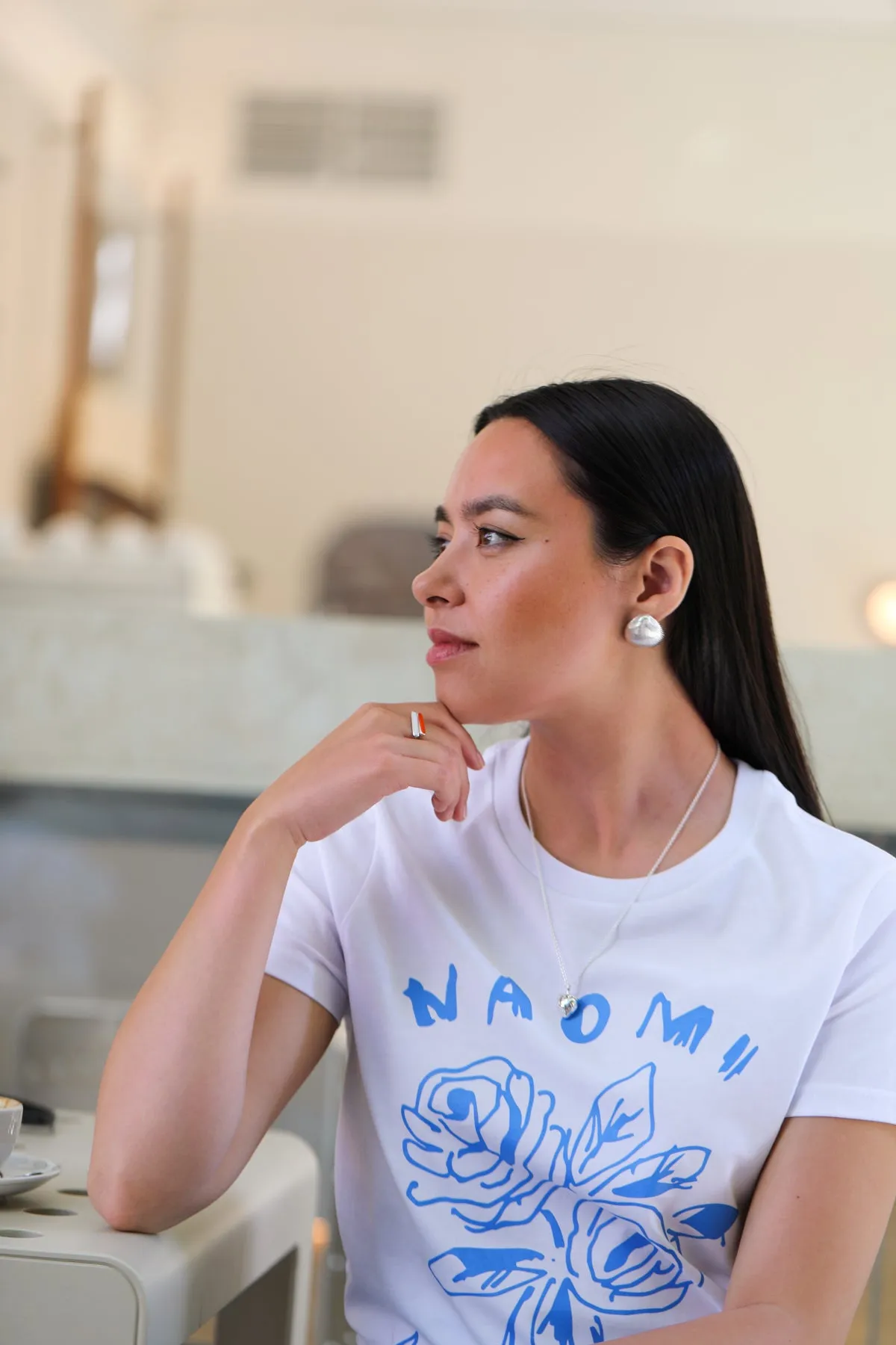 Rosette Tee sold by Naomi Murrell product image thumbnail 3