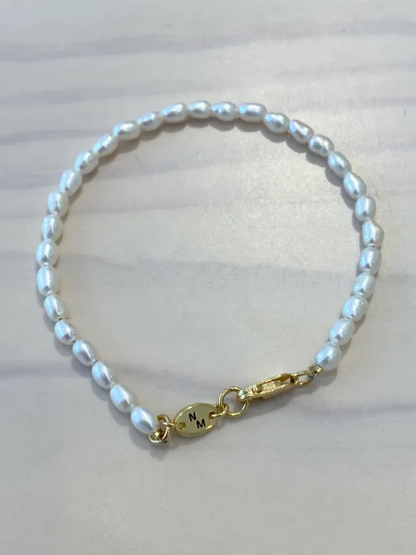 Mermaid Freshwater Pearl Braclet sold by Naomi Murrell