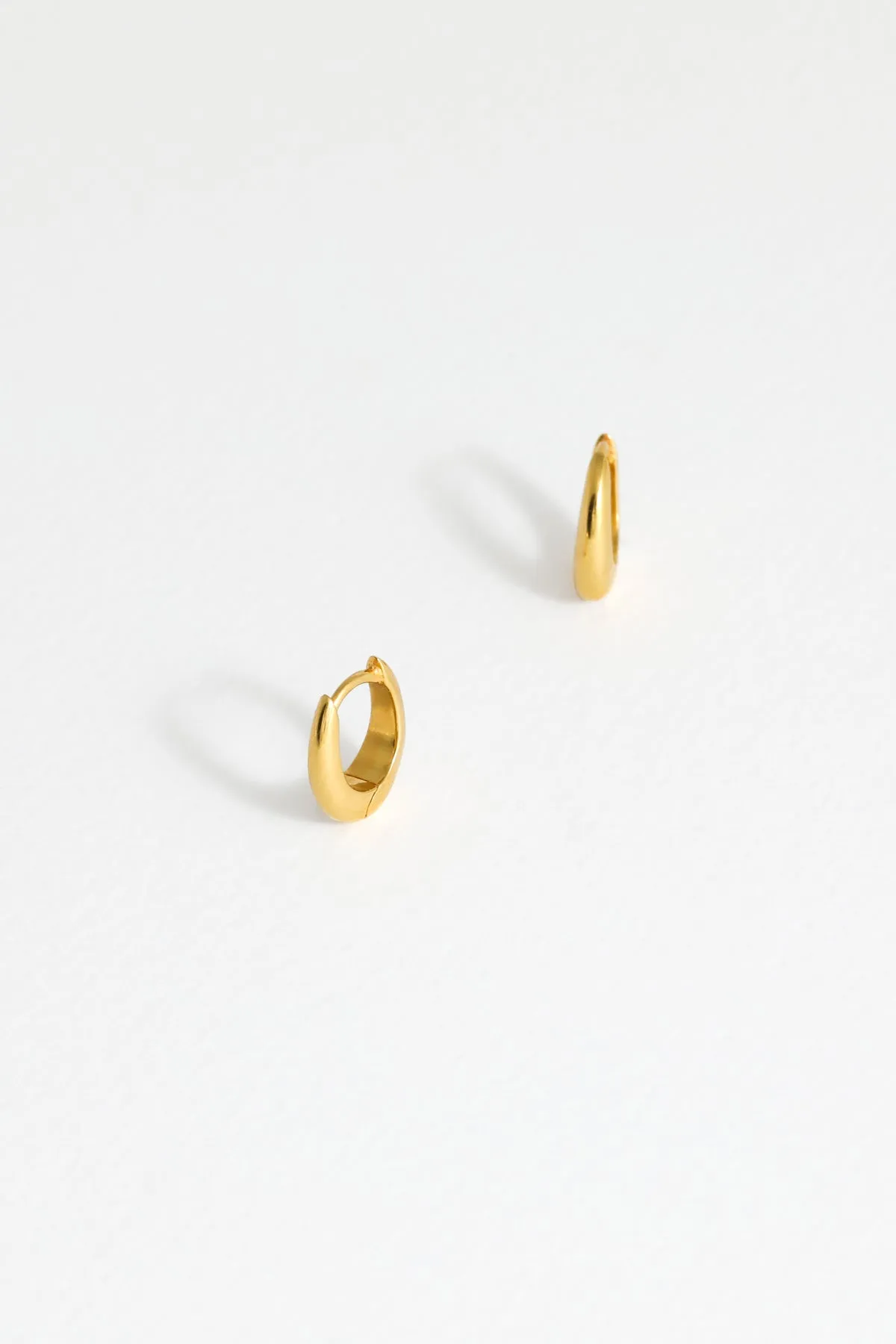 Eclipse Hoops, Gold Vermeil sold by Naomi Murrell product image thumbnail 2