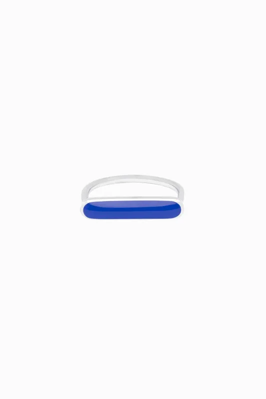 Stacker Ring, Indigo, Sterling Silver sold by Naomi Murrell