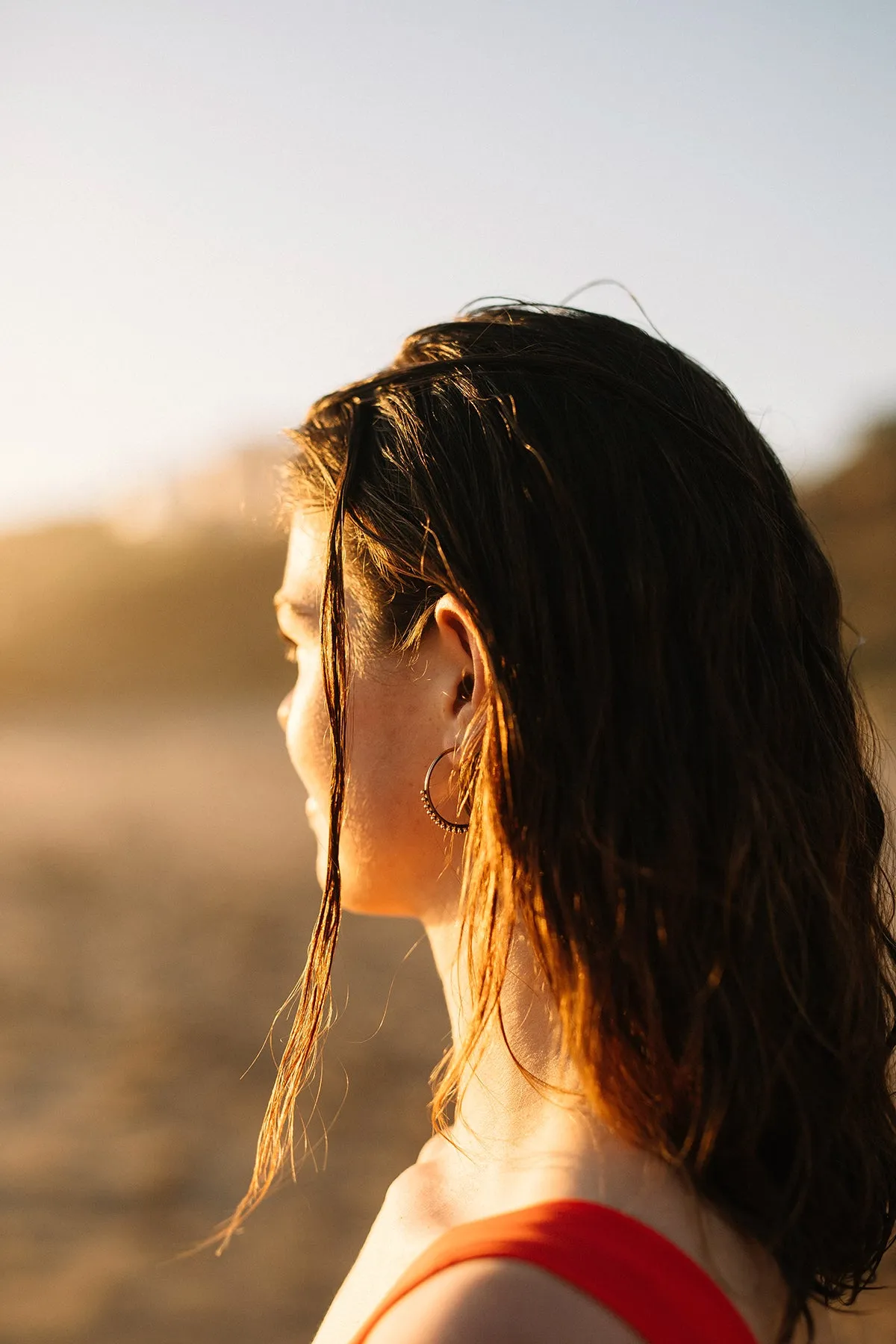 Pom Pom Hoops, Golden (Special Order) sold by Naomi Murrell product image thumbnail 3