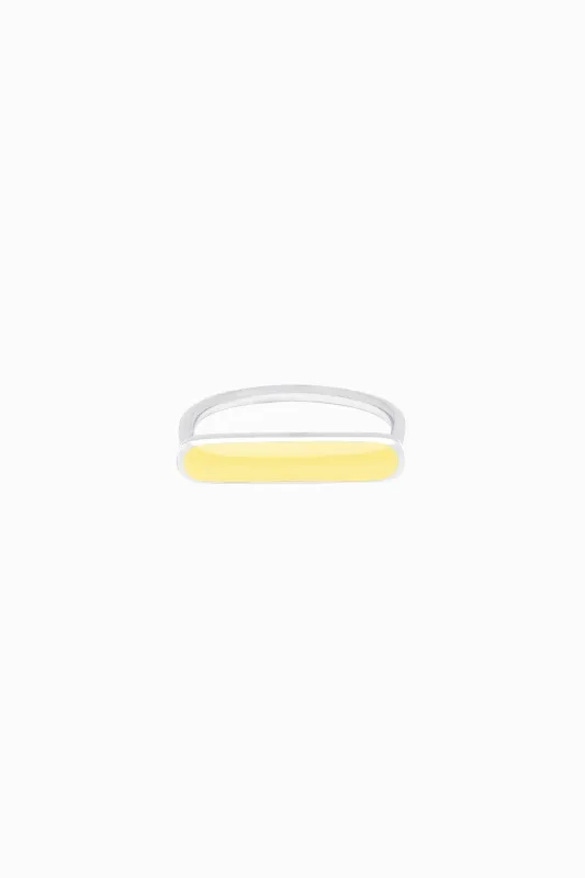 Stacker Ring, Lemon Butter, Sterling Silver sold by Naomi Murrell