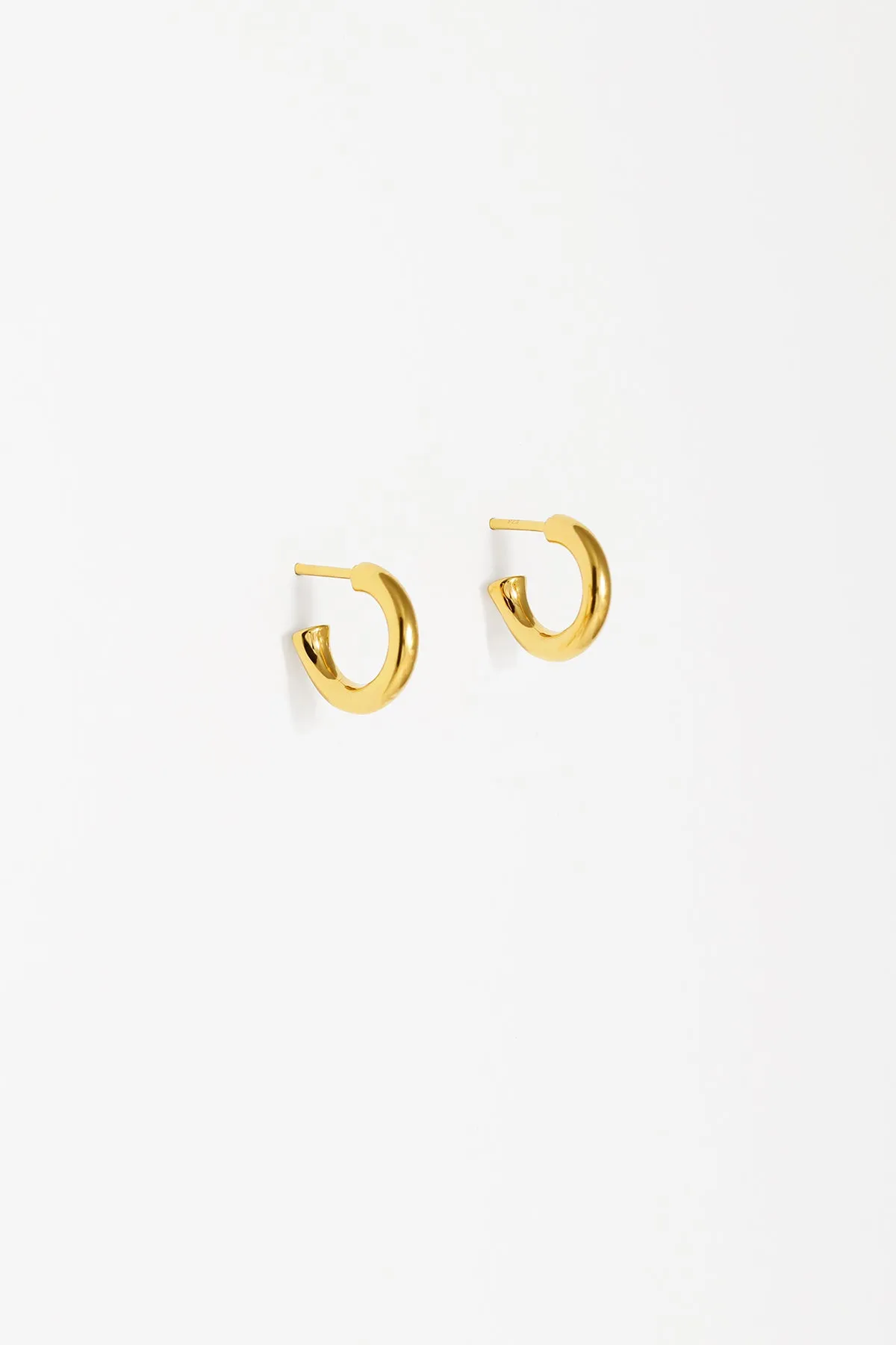 Pearl Nugget Charm Convertible Hoops, Gold Vermeil sold by Naomi Murrell product image thumbnail 2