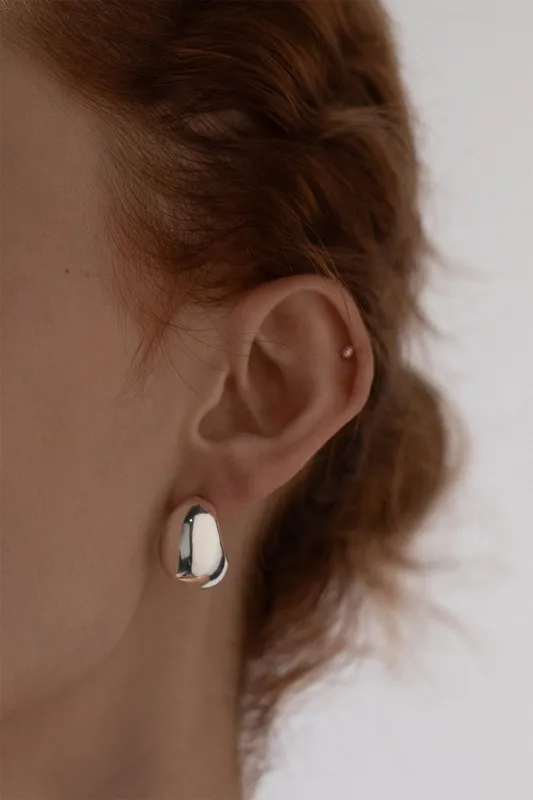 Super Scoop Hoops, Sterling Silver sold by Naomi Murrell