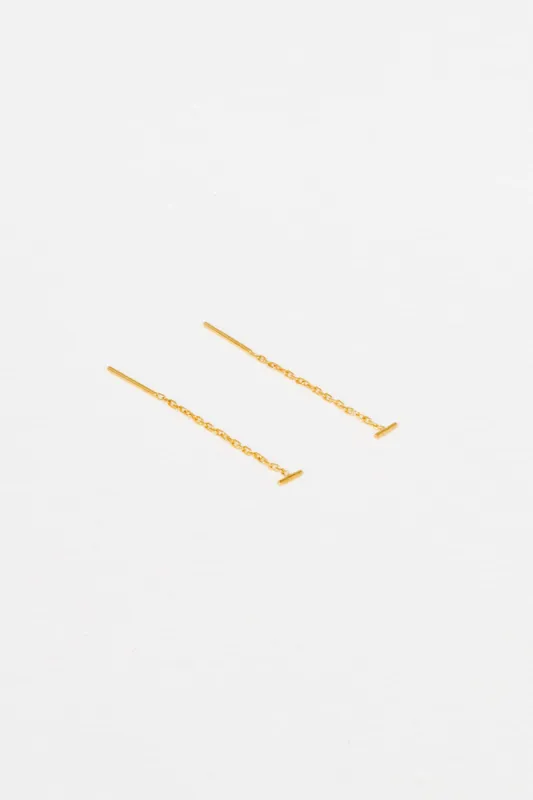 Tiny Bar Threads, Gold Plate sold by Naomi Murrell