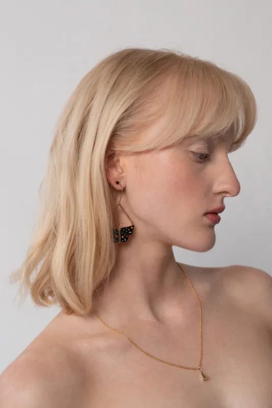 Floret Charm Necklace, Golden sold by Naomi Murrell