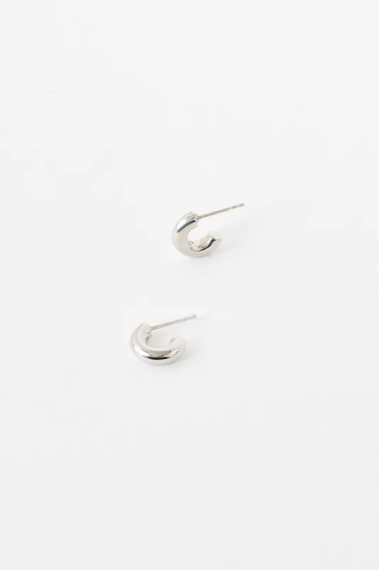 Hunk Hoops, Sterling Silver sold by Naomi Murrell