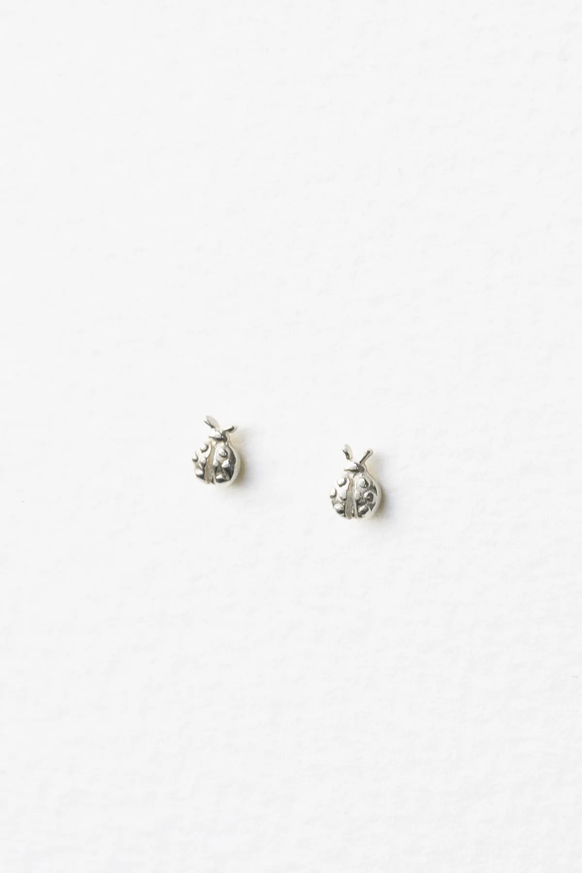 Ladybird Studs, Sterling Silver sold by Naomi Murrell product image thumbnail 4