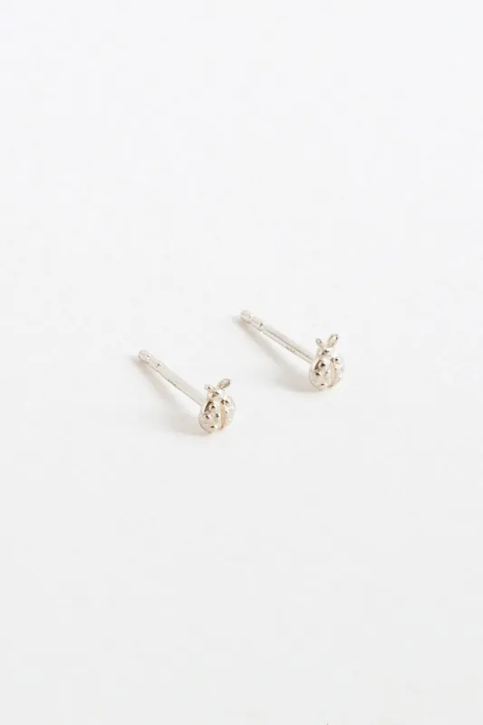 Ladybird Studs, Sterling Silver sold by Naomi Murrell