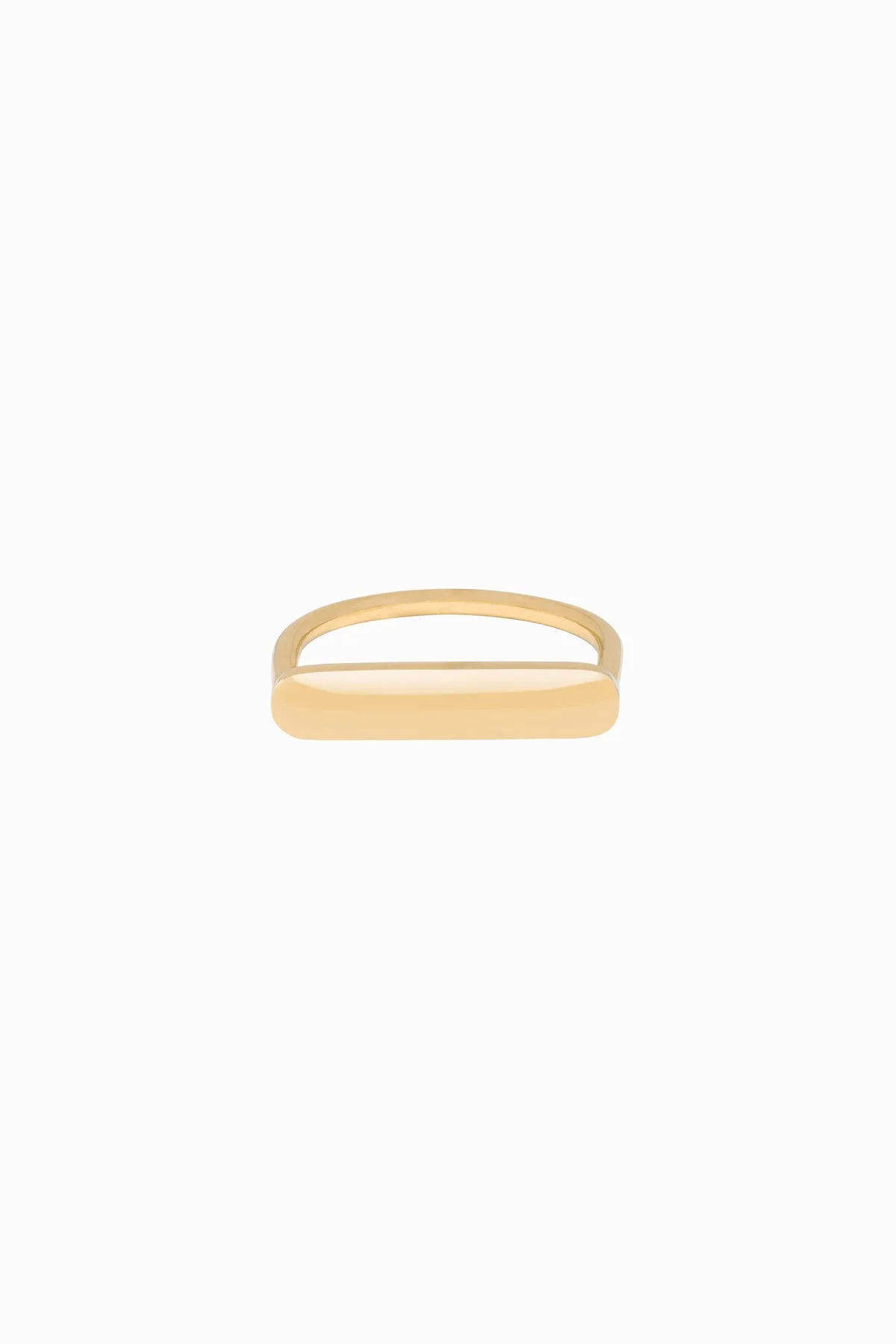 Stacker Ring, Solid Metal, Golden Brass sold by Naomi Murrell