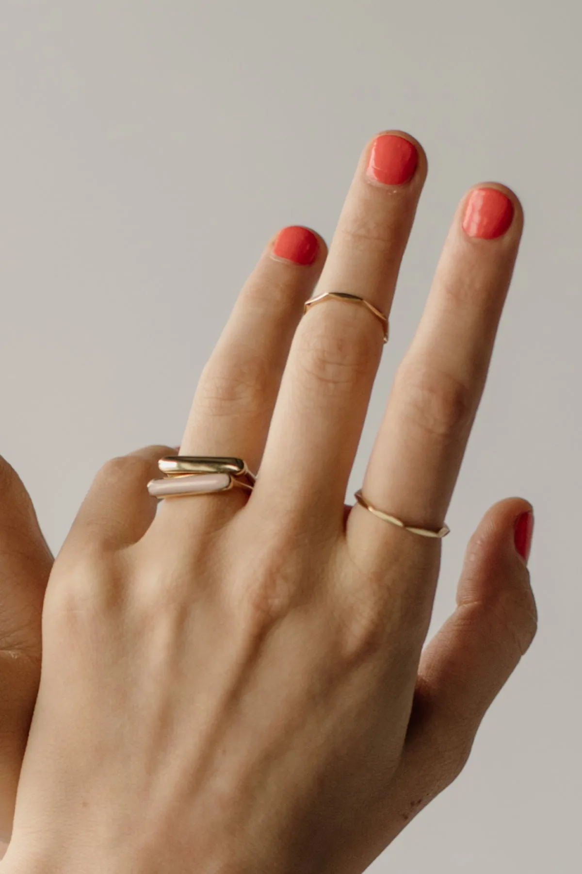 Stacker Ring, Solid Metal, Golden Brass sold by Naomi Murrell product image thumbnail 5