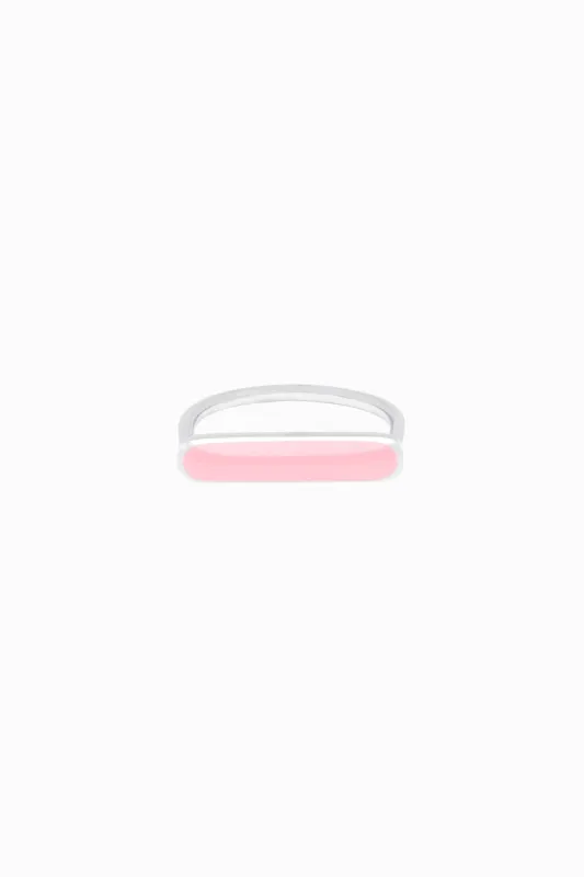 Stacker Ring, Parfait Pink, Sterling Silver sold by Naomi Murrell