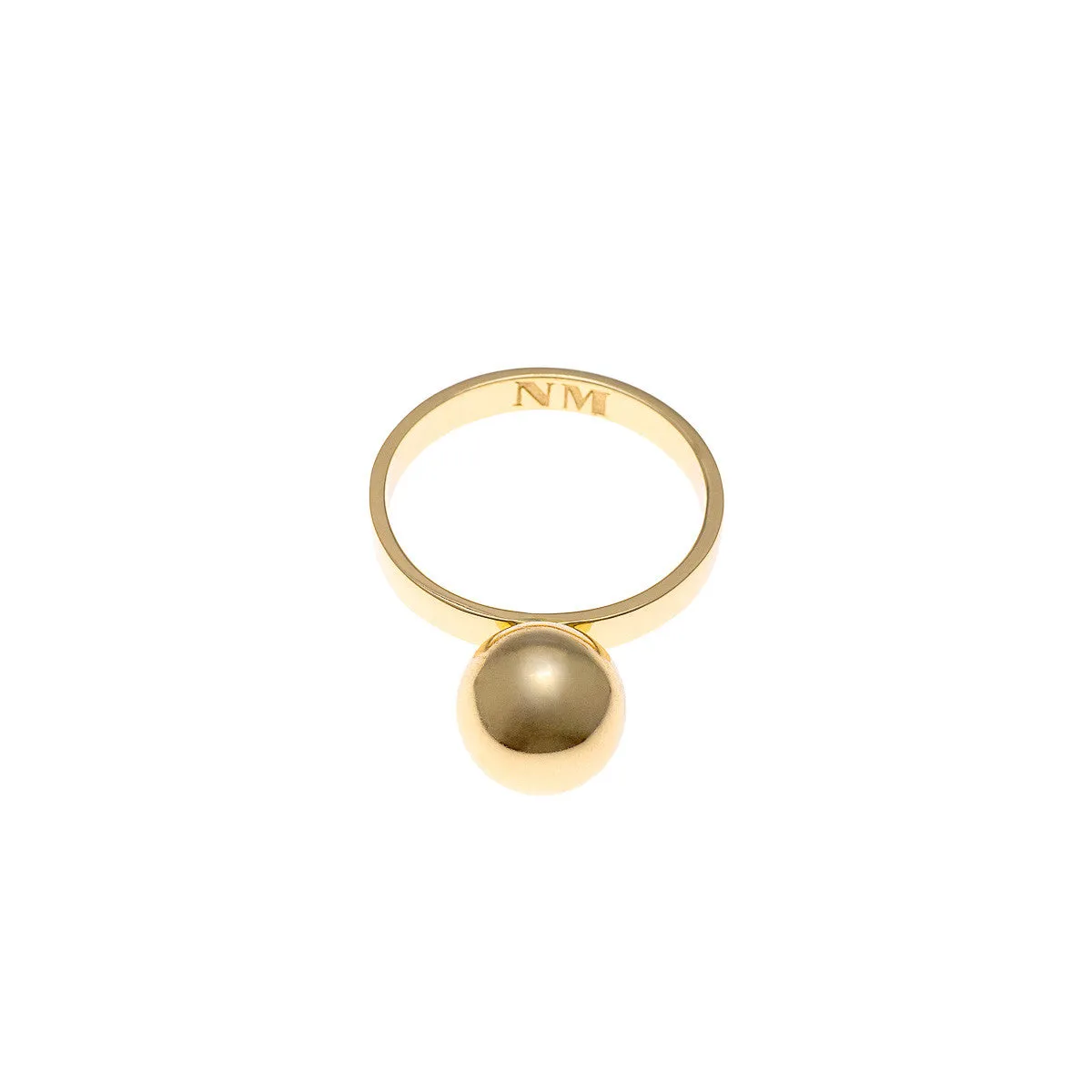 PINBALL RING<br/>Golden Brass sold by Naomi Murrell product image thumbnail 2