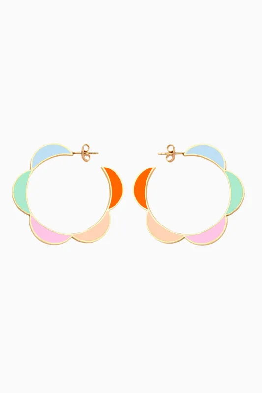 Moonbeam Hoops, Fiesta Colours<br>(SPECIAL ORDER) sold by Naomi Murrell