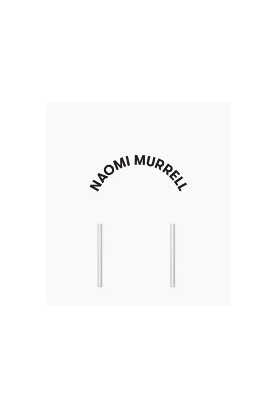 Long Bar Studs, Sterling Silver sold by Naomi Murrell