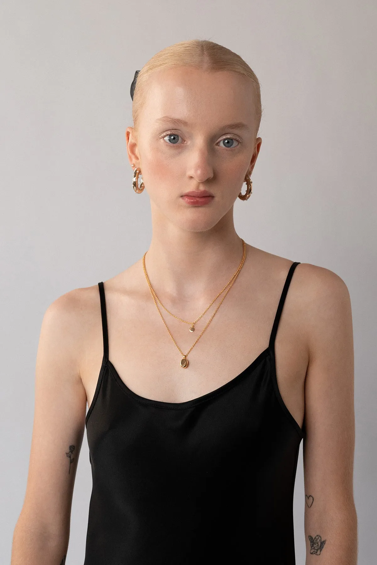 Neptune Hoops, Gold Vermeil sold by Naomi Murrell product image thumbnail 4