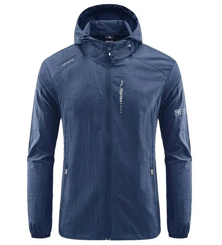 Men's Windbreaker Jacket - Full-Zip and Hooded sold by Elvoria London product image thumbnail 5