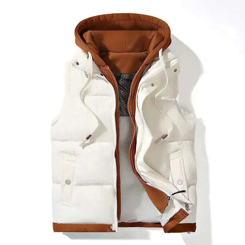 Men's Gilet - Hooded with Padded Design sold by Elvoria London product image thumbnail 4