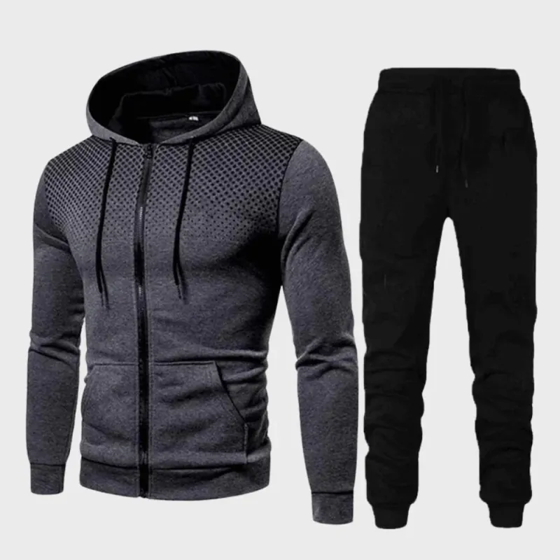 Men's Tracksuit – Zip Hoodie and Joggers Loungewear Set sold by Elvoria London