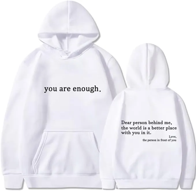 Unisex Pullover Hoodie - Slogan Print with Kangaroo Pocket sold by Elvoria London product image thumbnail 4