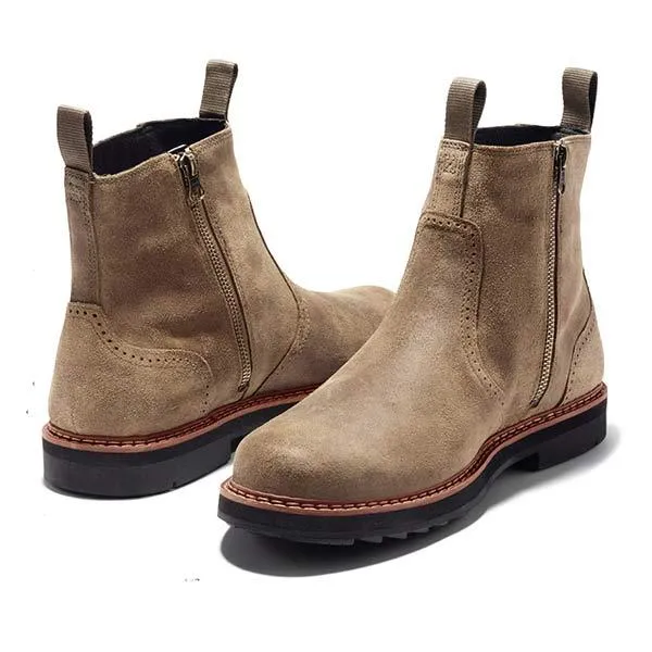 Men's Chelsea Boots - Ankle Slip-On with Pull Tabs sold by Elvoria London product image thumbnail 5