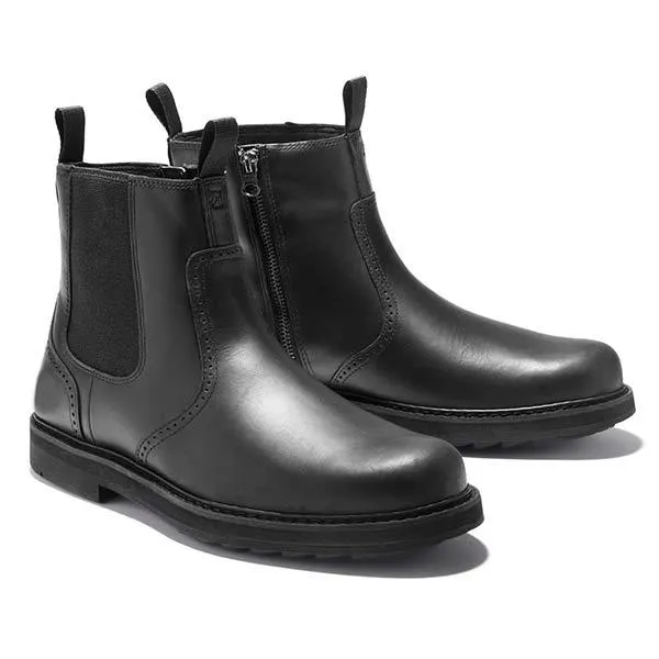 Men's Chelsea Boots - Ankle Slip-On with Pull Tabs sold by Elvoria London product image thumbnail 3