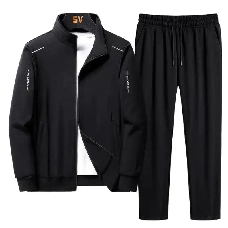 Men's Tracksuit Set - Zip-Up Jacket & Drawstring Trousers sold by Elvoria London