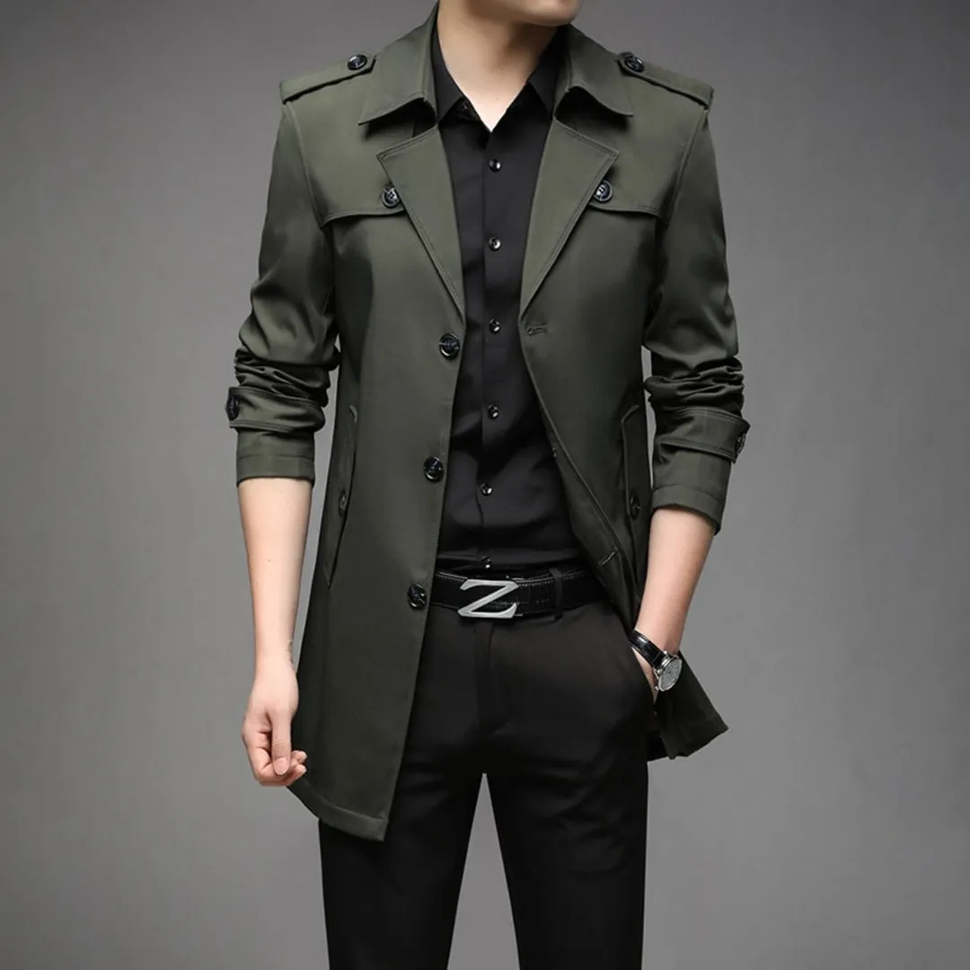 Men's Stylish Trench Coat - Waterproof & Windproof sold by Elvoria London product image thumbnail 5