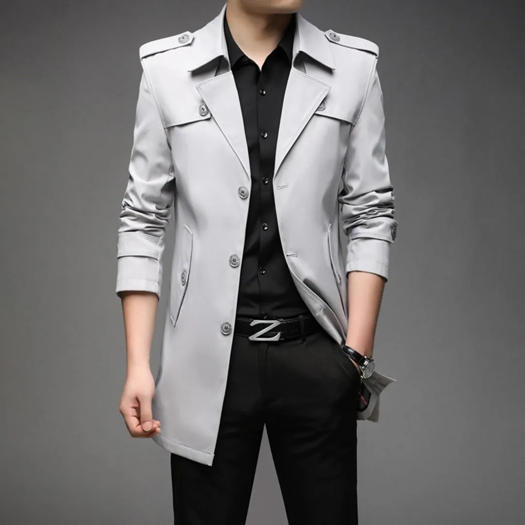Men's Stylish Trench Coat - Waterproof & Windproof sold by Elvoria London product image thumbnail 3